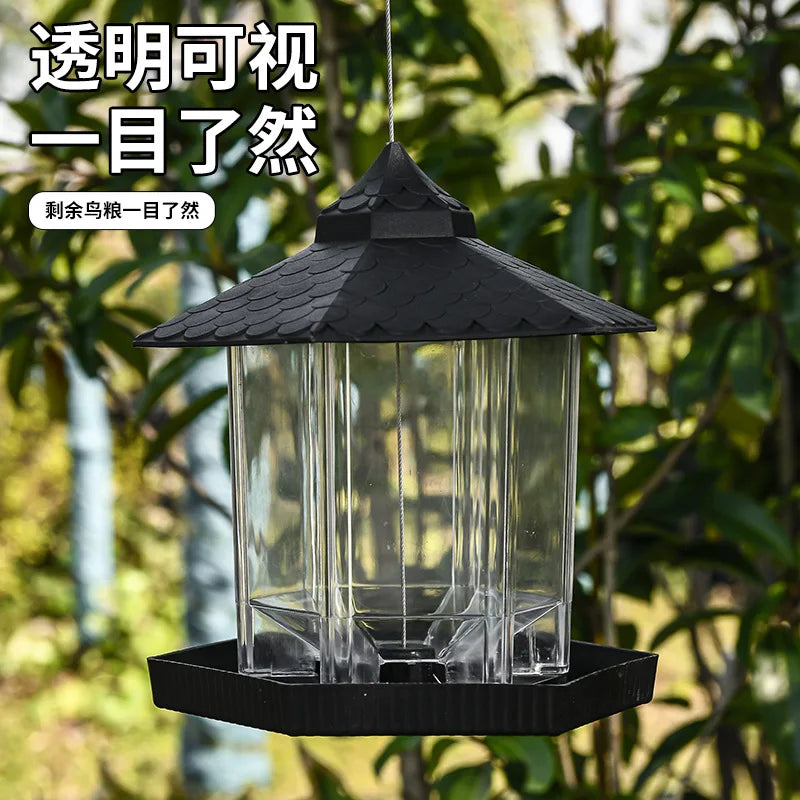 Outdoor Hanging Bird Feeder Best-Selling Bird Feeder for Garden & Backyard Easy to Fill & Clean Attracts Wild Birds Year-Round Oasis Select