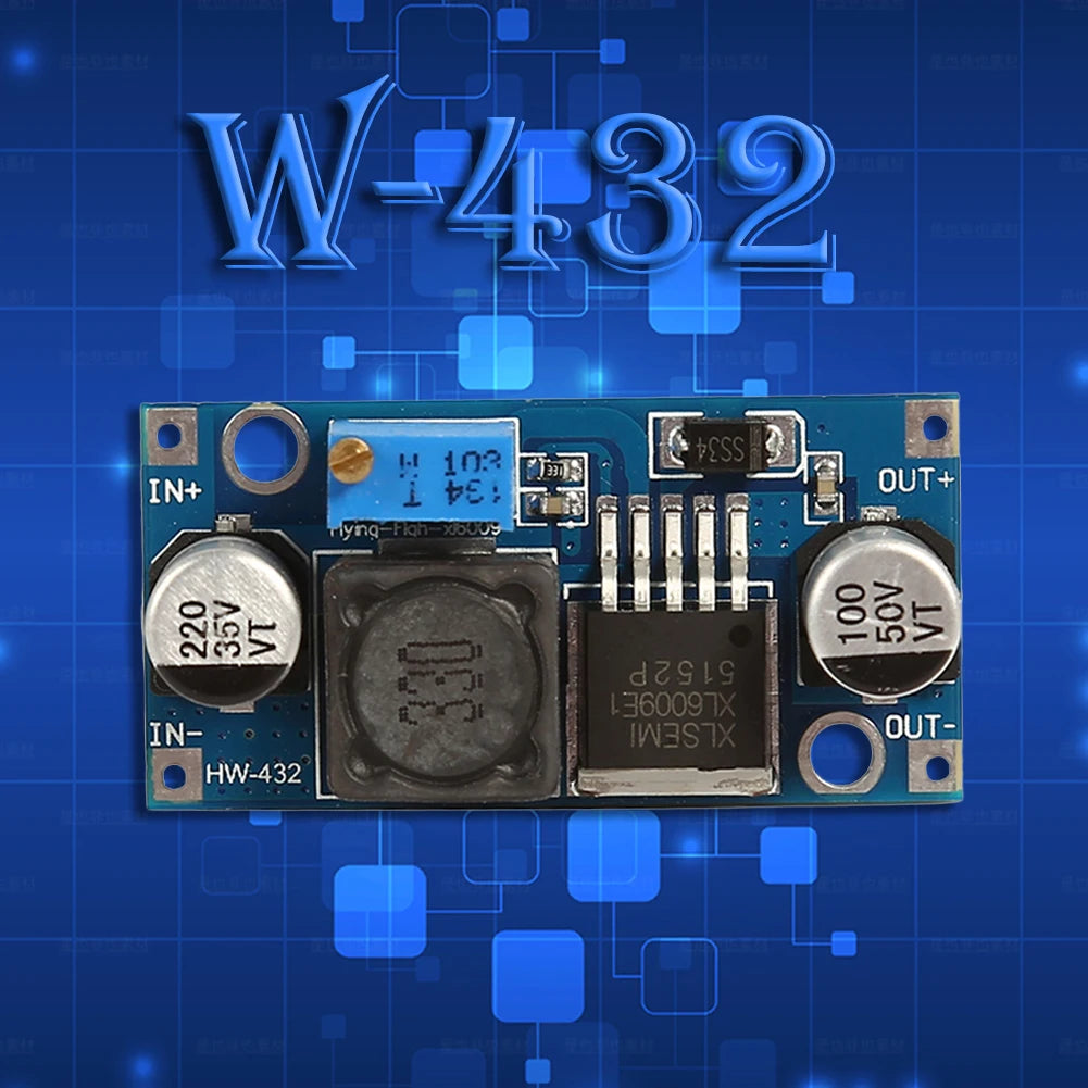 XL6009 DC-DC Boost Step-Up Power Module 3–32V to 5–35V DC-DC Boost Module Oasis Select