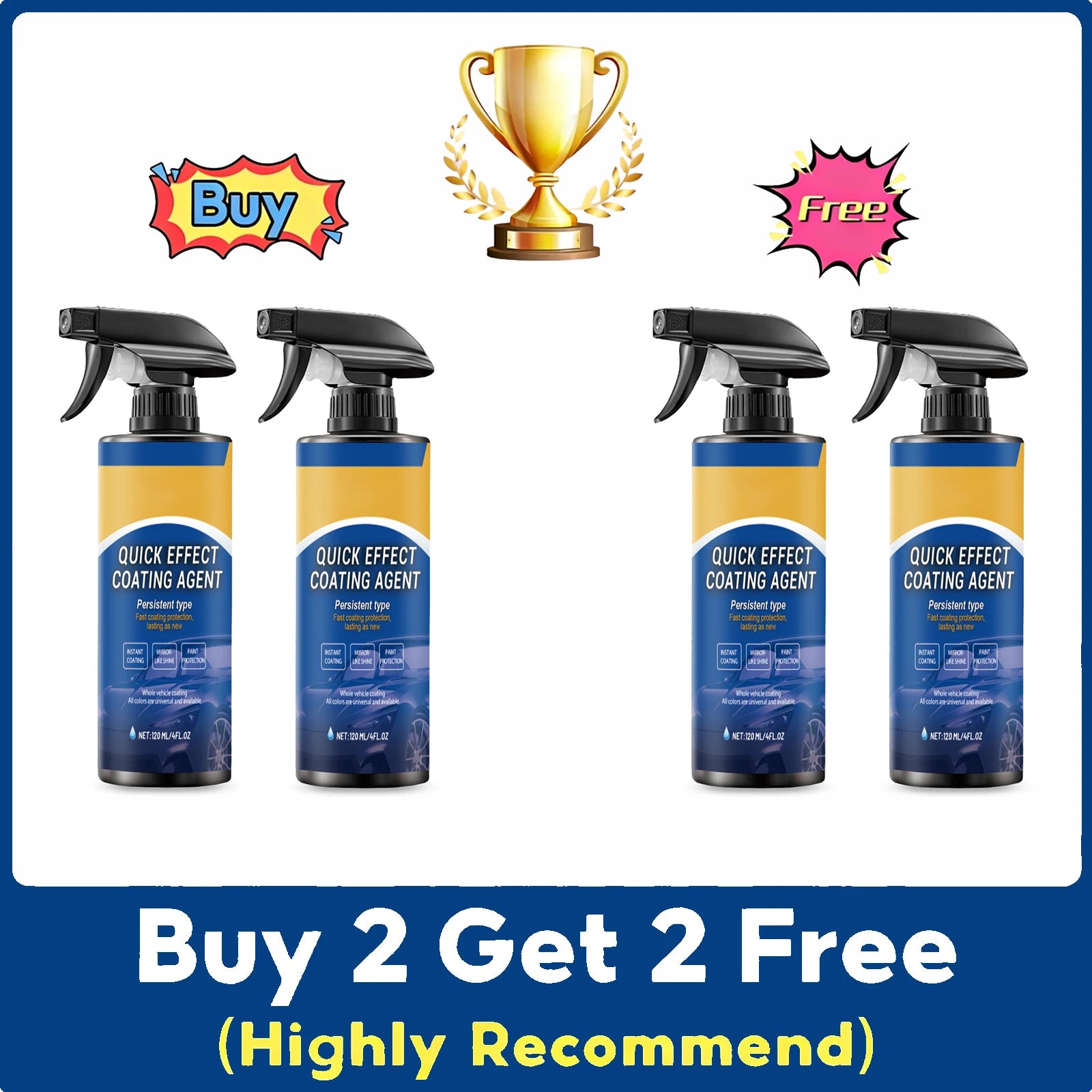 Ceramic Coating Spray – Hydrophobic Car Paint Protection 120ml Ceramic Car Coating Spray Oasis Select Buy 2 Get 2 Free