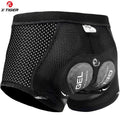 X-TIGER Men's Cycling Underwear with 5D Gel Cushioned MTB Boxer Cycling Shorts Road Bicycle Underwear Cycling Equipment Oasis Select XM-DNK-16803H L