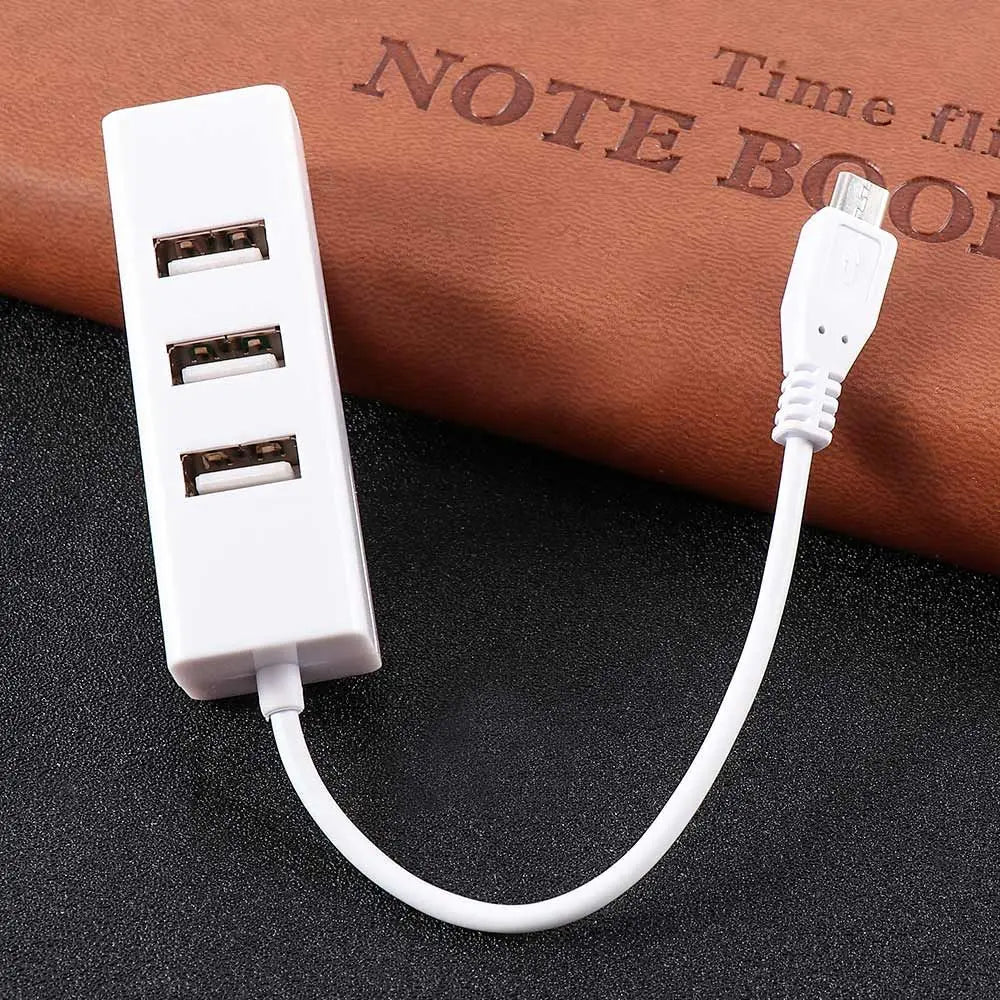 Multi-function Micro USB To 4 Port OTG Hub For Raspberry 0 Power Switch Extension Cable Charging Cable Accessories Oasis Select