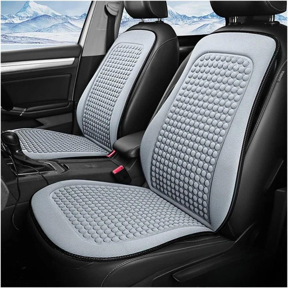 Car Seat Covers Summer Breathable Cooling Seat Cushion Universal Automobiles Seat Cover Bump Massage Seat Protector Pad Covers Oasis Select