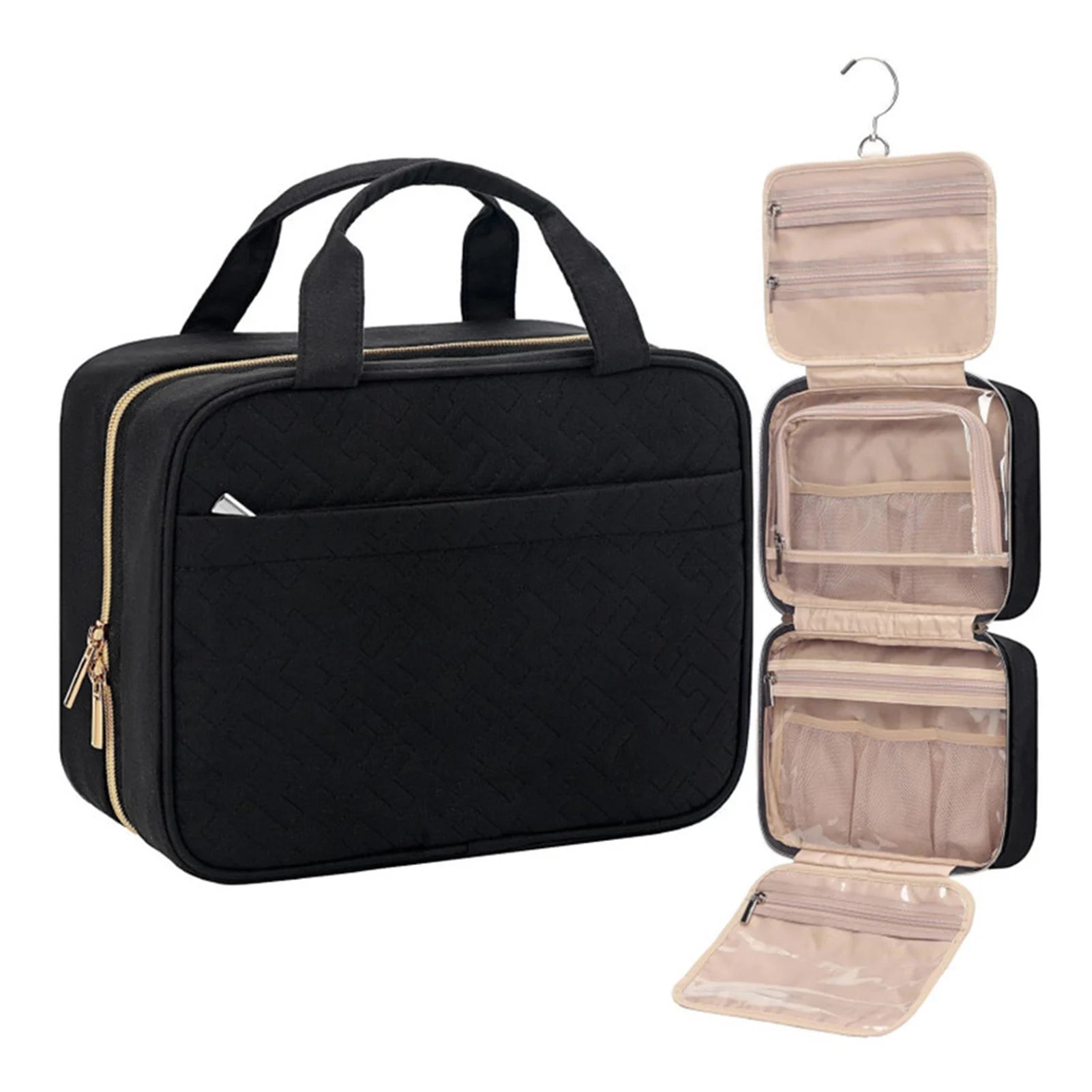 Hanging Travel Toiletry Bag – Large Waterproof Cosmetic Organiser