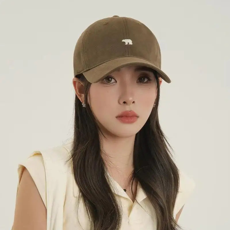 Unisex Bear Design Baseball Cap – Adjustable Soft Curved Brim Baseball Cap Oasis Select