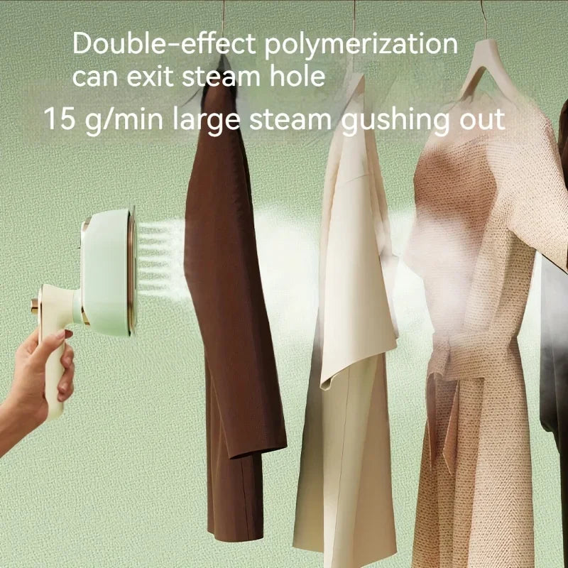 URGGU Mini Portable Steam Iron – 180° Folding, Dry & Wet