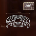 304 Stainless Steel Round Steamer Rack Kitchen Multifunction Pot Steaming Tray Dumplings Eggs Grill Stand Pressure Cooker Trivet Oasis Select A 16cm