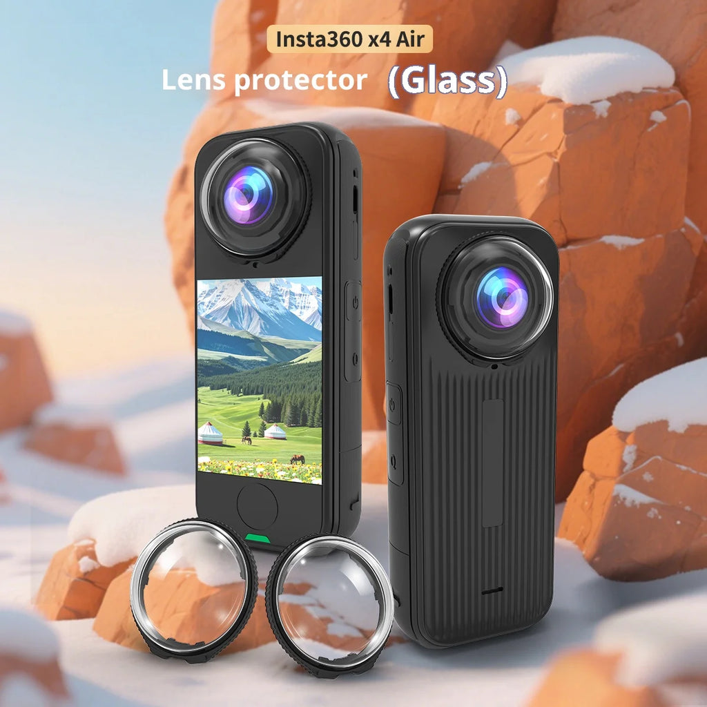 Insta360 X4 Air Optical Glass Lens Guards | Anti-Scratch Cover
