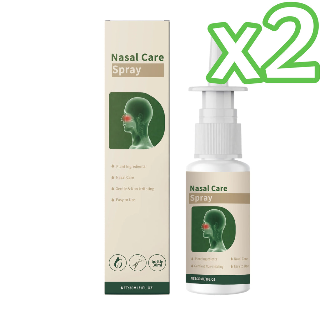 Plant-Based Nasal Cleaning Spray – Congestion & Sinus Relief Nasal Care Spray Oasis Select 30ml boxed x 2pcs