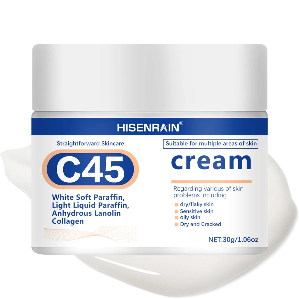 HISENRAIN Squalane & Hyaluronic Acid Face Cream | 72Hr Hydration Face Moisturizer Cream Oasis Select 30g