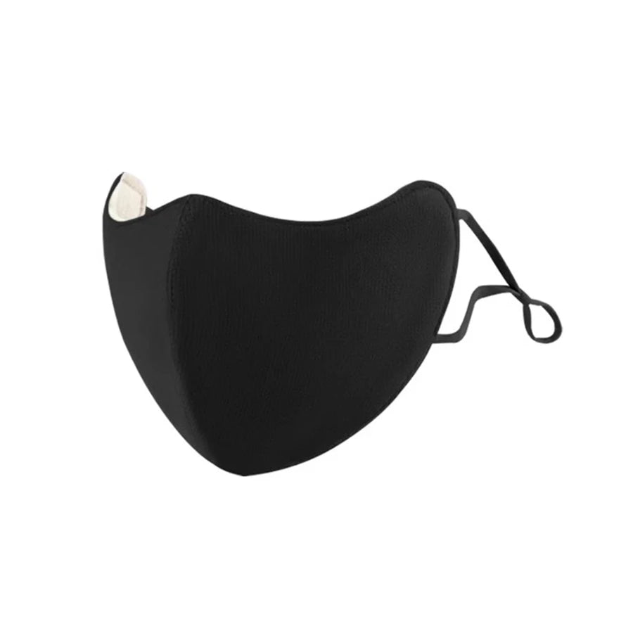 Fashion Warm Face Mask for Women High Quality Washable Reusable Anti Dust Windproof Mouth-muffle Winter Warm Breathable Mask Oasis Select black