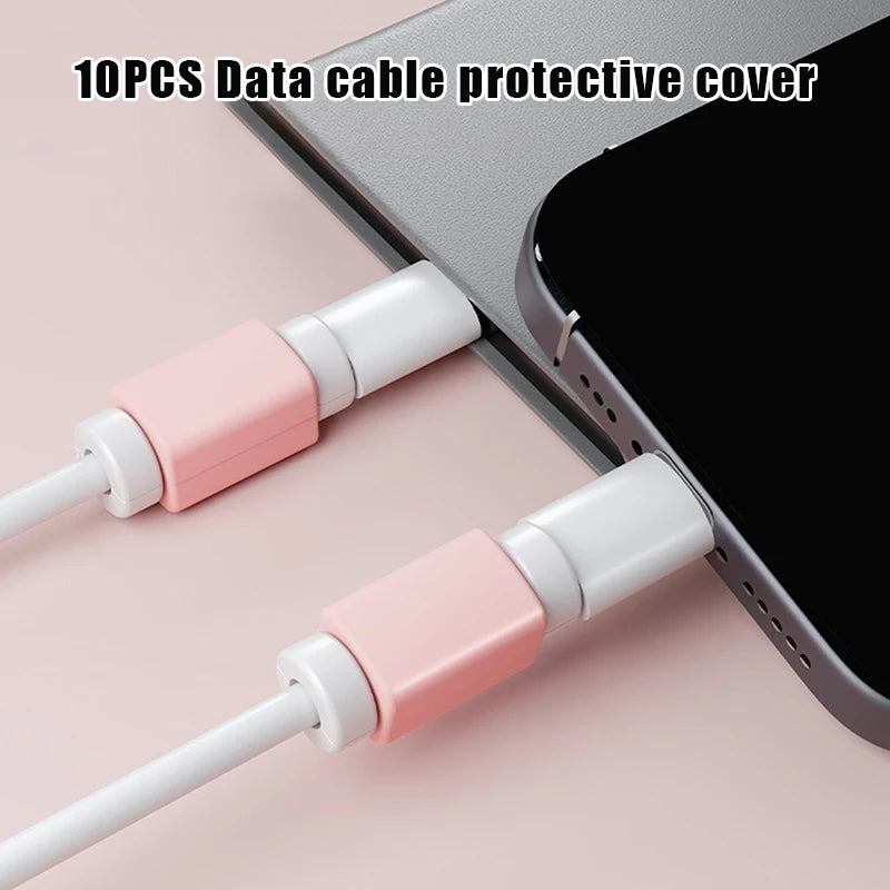 susu 10PCS Data Cable Protector Universal Anti-Break Protective Cover For Android iPhone All Phone Users Hot Sale New 2026 Oasis Select A4