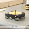 New Chinese Style Ashtray Zen Inspired Creative Personality Trendy Home Living Room Coffee Table Niche High-end Decoration Oasis Select B