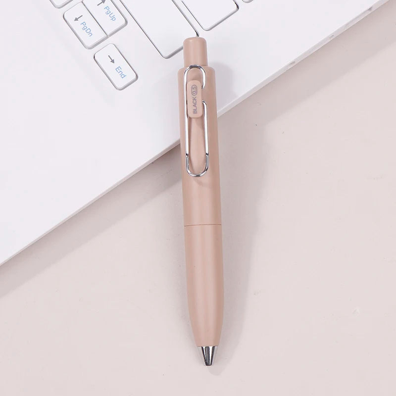 0.5mm Small Thick Core Fat Mini Pocket Pen Neutral Quick Dry Waterproof Uniball One Push Portable Oasis Select A4