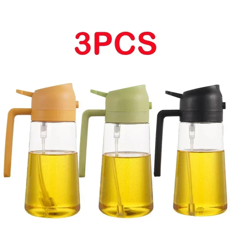 Olive Spray Dispenser Oil Dispenser Bottle for One Kitchen Oil Spray Oil Polisher Bottle Kitchen Storage for Camping Bbq Baking Oasis Select 3PCS-Mix1-Plastic