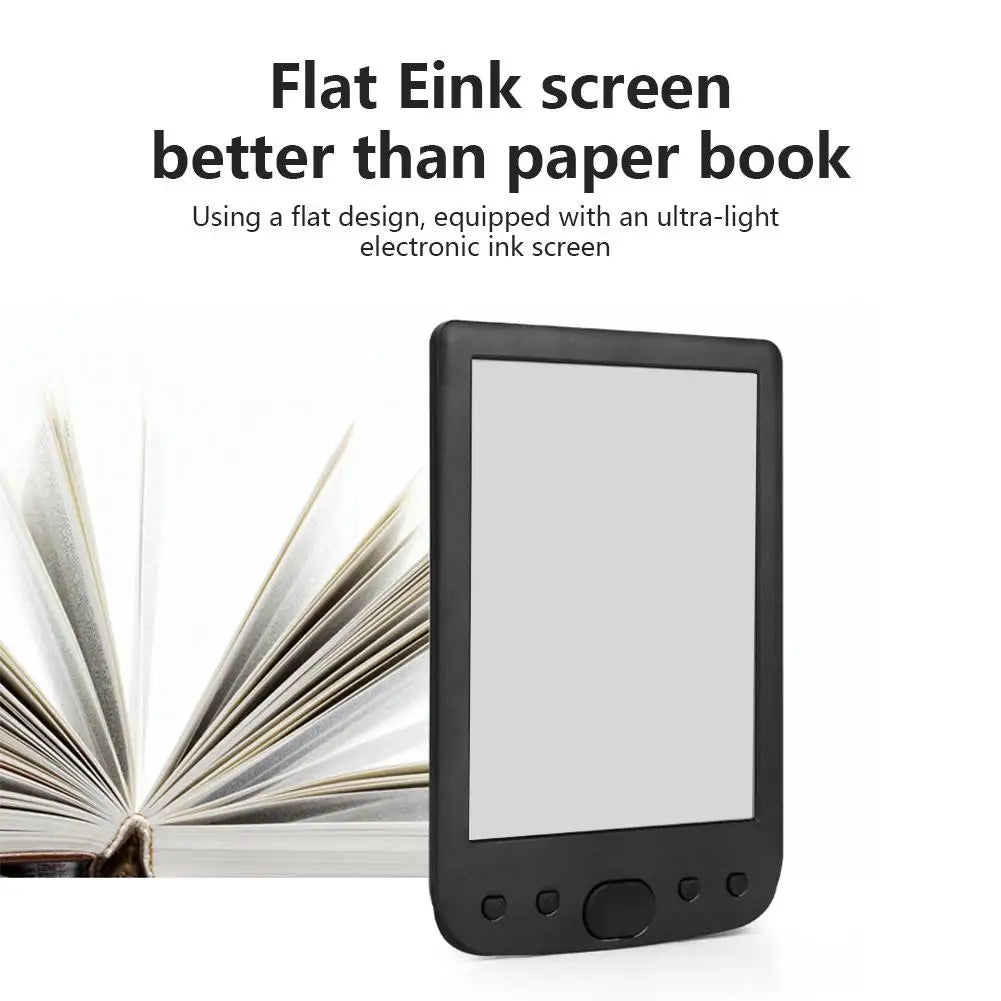 2026 New E-Book Reader - 6-Inch Glare-Free E-Ink Screen, 8GB Storage + TF Card Expansion, Adjustable Light, Ultra-Long Endurance Oasis Select