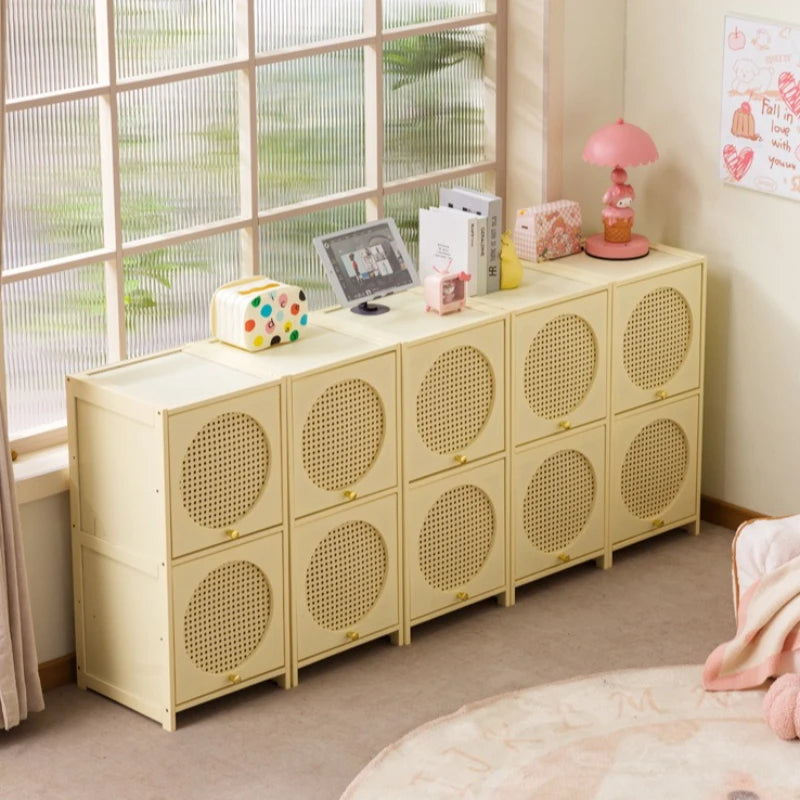 Bookshelf Shelf Floor-to-ceiling bookcase Locker integrated with wall storage Household wood with door Dust-proof display Oasis Select