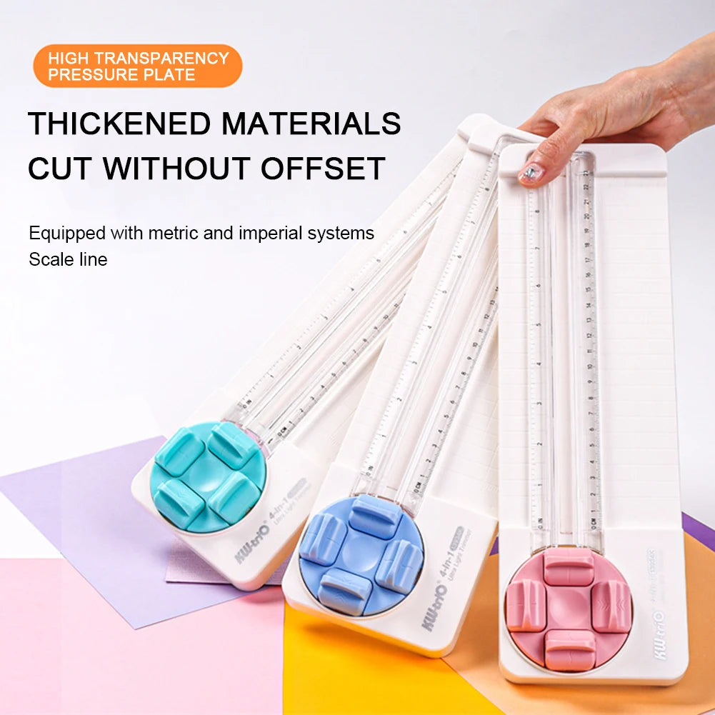 4-in-1 Craft Paper Cutter | Scrapbook & DIY Trimmer Tool