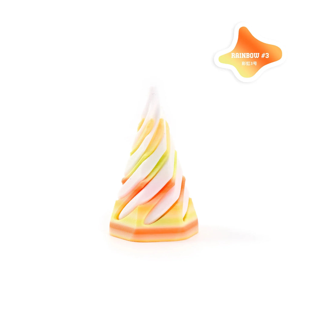3D Printed Helix Screw Rotating Toys Stress Reducing Tool Pyramid Passthrough Sculpture Spiral Cone Ornaments Home Decoration Oasis Select Style 18