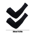 Arm Sleeves 1Pairs UV Arm Sun Sleeves Breathable Protection for Driving Sports Hiking Outdoor Summer Activities Sun Protection Oasis Select Black