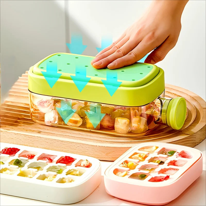 2-in-1 Iced Coffee Cup with Ice Cube Tray & Chilled Mug, Straw Included,17oz/27oz Summer Drink Cup for Coffee Fruit Tea ברז מטבח Oasis Select