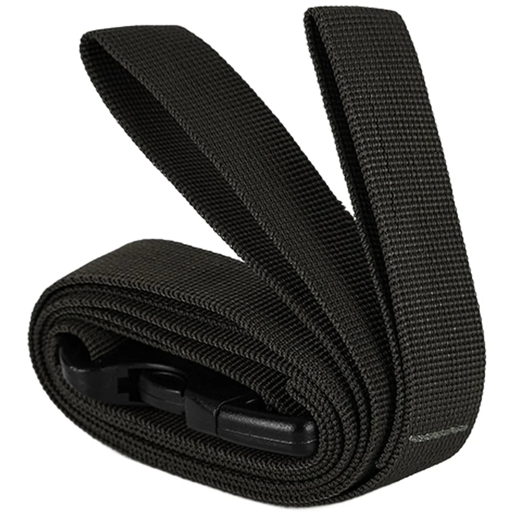 Adjustable Nylon Strap 135cm With Double Safety Buckle For Outdoor Camping Hiking Backpack Gear Storage Army Green Black Gray Oasis Select Black