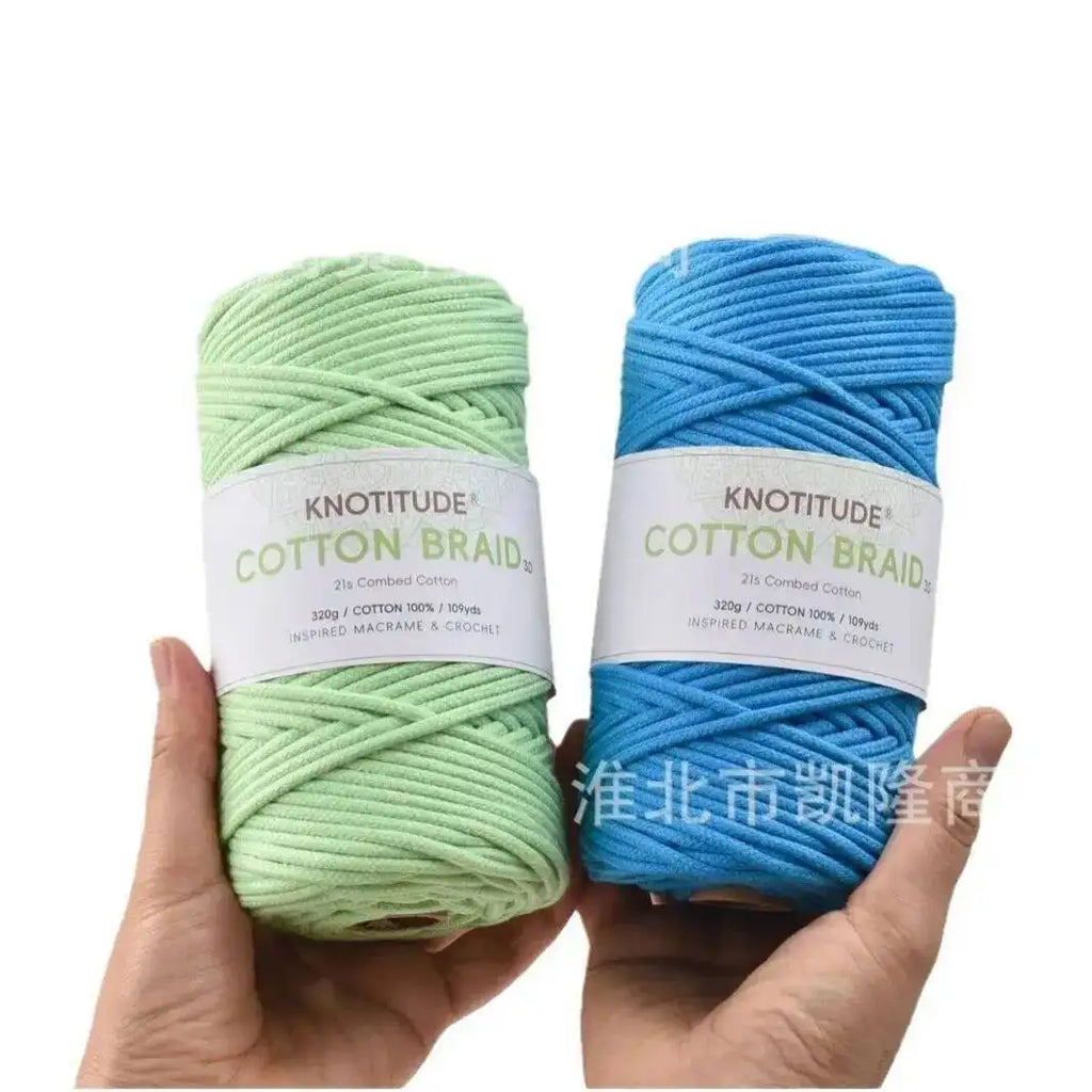 3mm Macrame Braid Cotton Cord 109Yards Pure Cotton Rope For Bracelet Knots, DIY Craft Making 100m Oasis Select