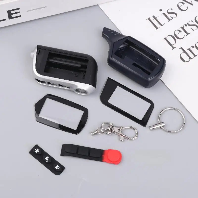 1 Set For Russian Starline A91 A61 B9 B6 Lcd Remote Control Two Way Car Alarm System Key Shell Body Cover Keychain Case Oasis Select