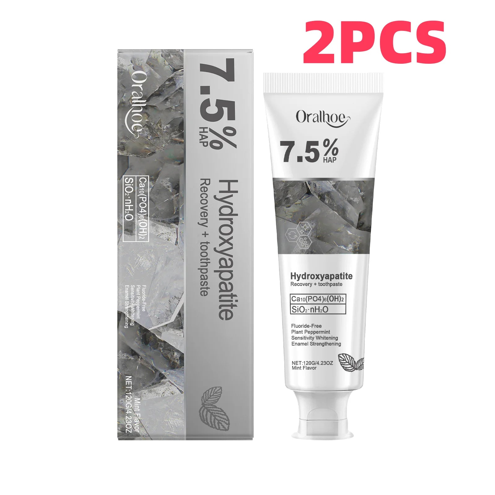 Orahoe Dental Care Toothpaste Keep Fresh Improve Bad Breath Deeply Cleaning Prevent Caries Shiny Teeth Brightening Toothpastes Oasis Select 120g Boxed X 2PCS
