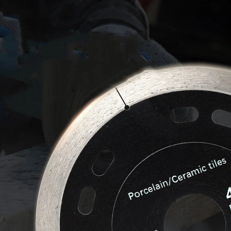JUSTINLAU 105/115/125mm Diamond Blade CONTINUOUS RIM for Thin Cutting Wet Cutting Porcelain Ceramic Tiles Saw Blade Cutting Disc Oasis Select