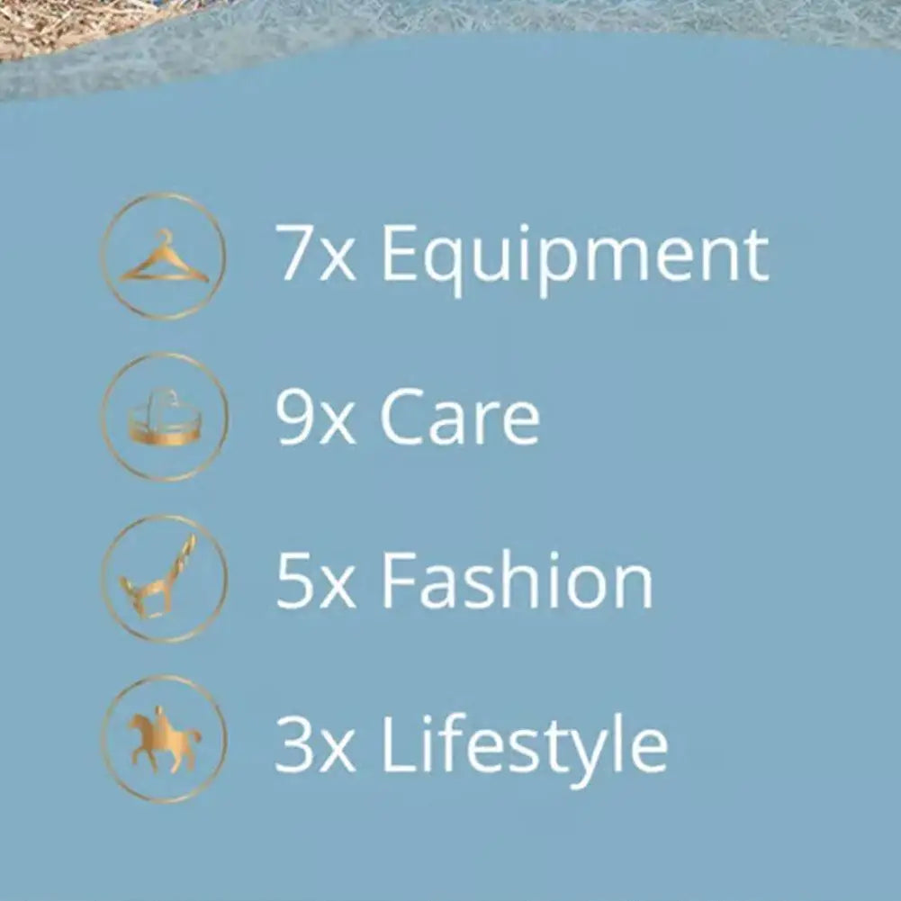 HORSEBRANDS Advent Calendar 2025 24 Days Countdown Surprises Gifts (7*Equipment, 9*Care, 5*Fashion, 3*Lifestyle) For Horse Love Oasis Select
