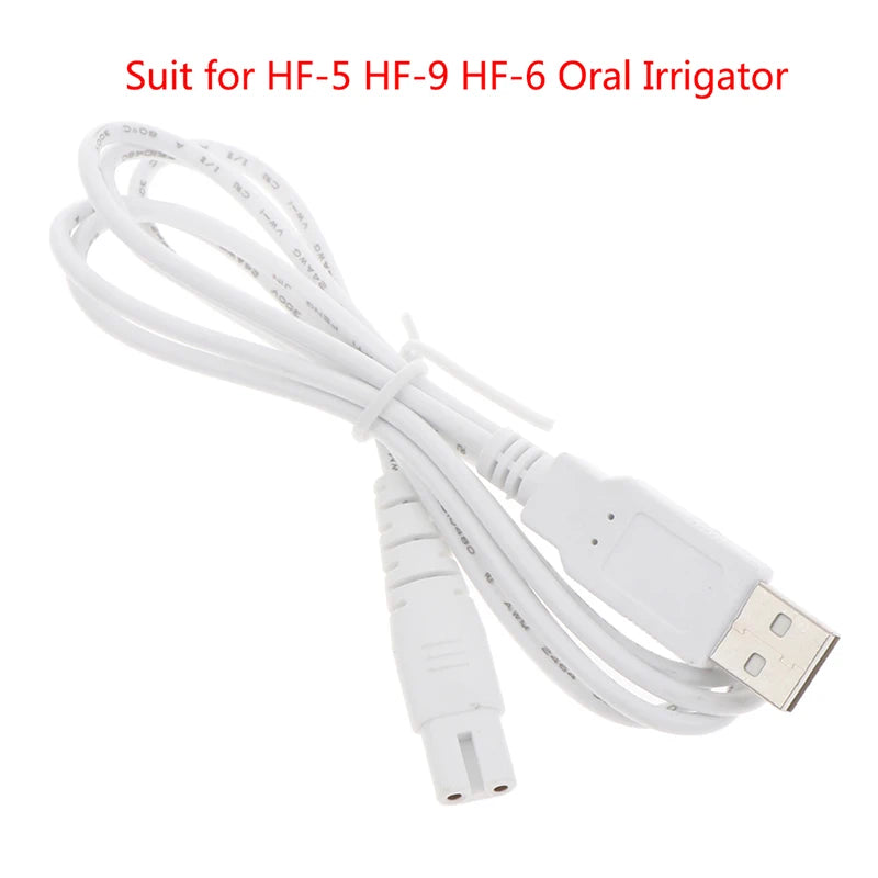 USB Charging Cable for KOQZM HF-5 HF-6 HF-9 Oral Irrigator