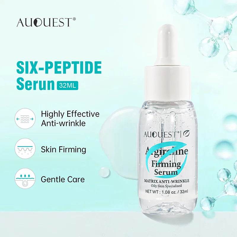 AUQUEST Face Serum Hyaluronic Acid Moisturizing Whitening Oil-Control Acne Treatment Anti-Aging Freckle Removal Facial Skin Care Oasis Select Six Peptide Serum China Mainland