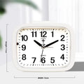 Clock Living Room Desktop Decoration Bedside Clock Table Desktop Home Decoration Ornament with Backlight Minimalist Style Oasis Select D