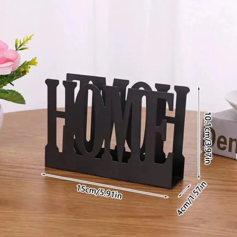Lotus Flower Metal Napkin Holder | Elegant Dining Accessory