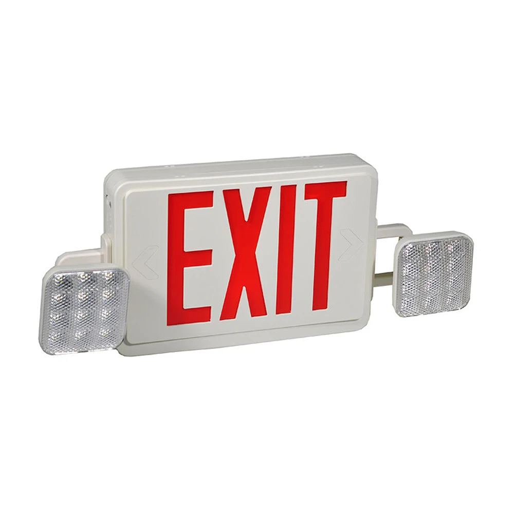 Dual-Head 2W LED Emergency Exit Light with Battery Backup SK-214