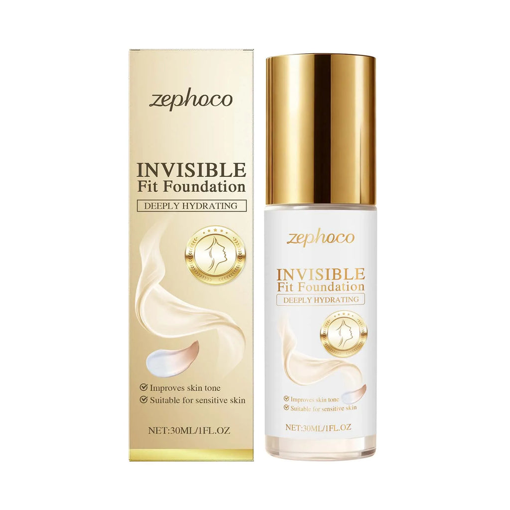 Long-lasting Waterproof 2-in-1 Color-Changing Foundation Moisturizing Non-Cakey Matte Natural Everyday Concealing Foundation Oasis Select 30ml boxed