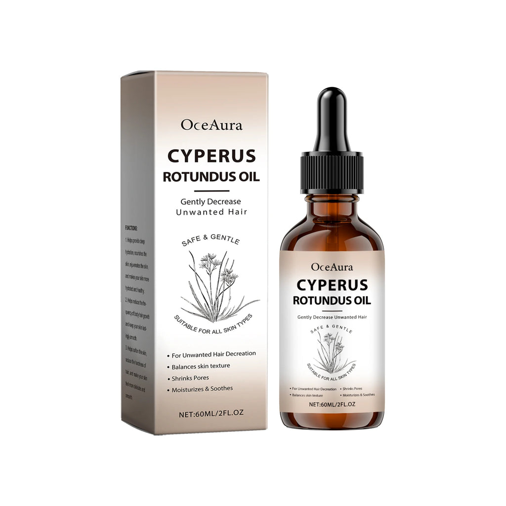 Body Hair Removal Oil for Hair Removal Essence Reduce Armpit Arms Body Hair Inhibitor Shrink Pores Smooth Skin Care Serum Oasis Select 60ml boxed