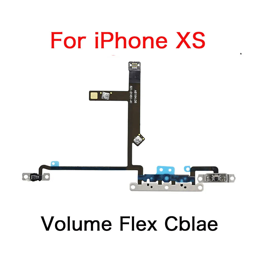 Power Volume Silent Flex Cable iPhone X XR XS 11 Pro Max