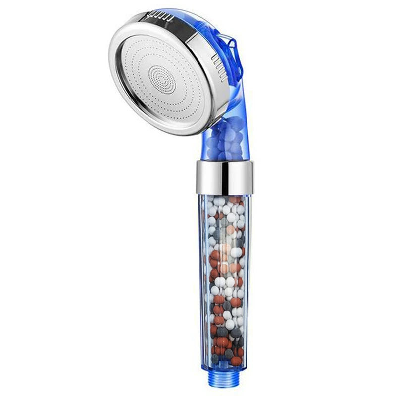 3-Mode High Pressure Handheld Shower Head with Mineral Filter