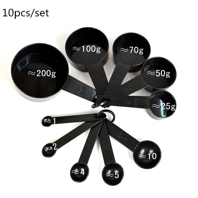 5/10pcs Measuring Tools Kitchen Measuring Spoons Teaspoon Sugar Scoop Cake Baking Flour Measuring Cups Kitchen Measuring Spoons Oasis Select 1set