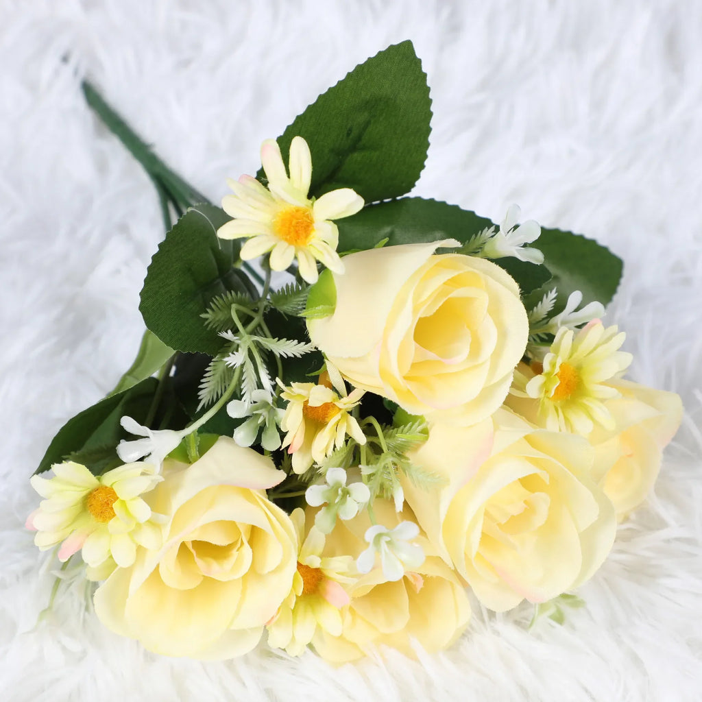 Silk Peony Hydrangea Artificial Flowers for Wedding Bouquet Home Decoration Fake Rose Plants Table Centerpiece Accessory Oasis Select A4