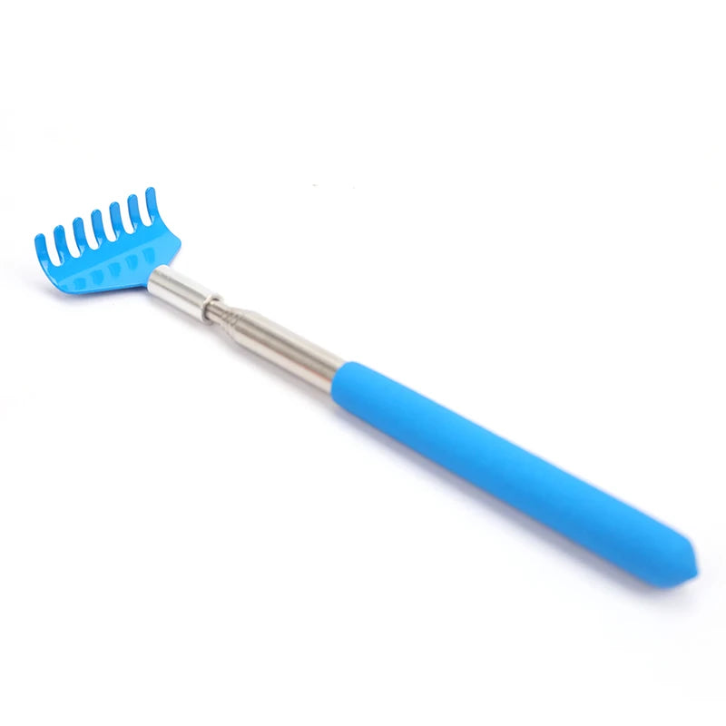 Extendable Portable Telescoping Metal Back Scratchers Hand Massager With Handles For Thanksgiving Birthday Christmas Gifts Oasis Select Blue