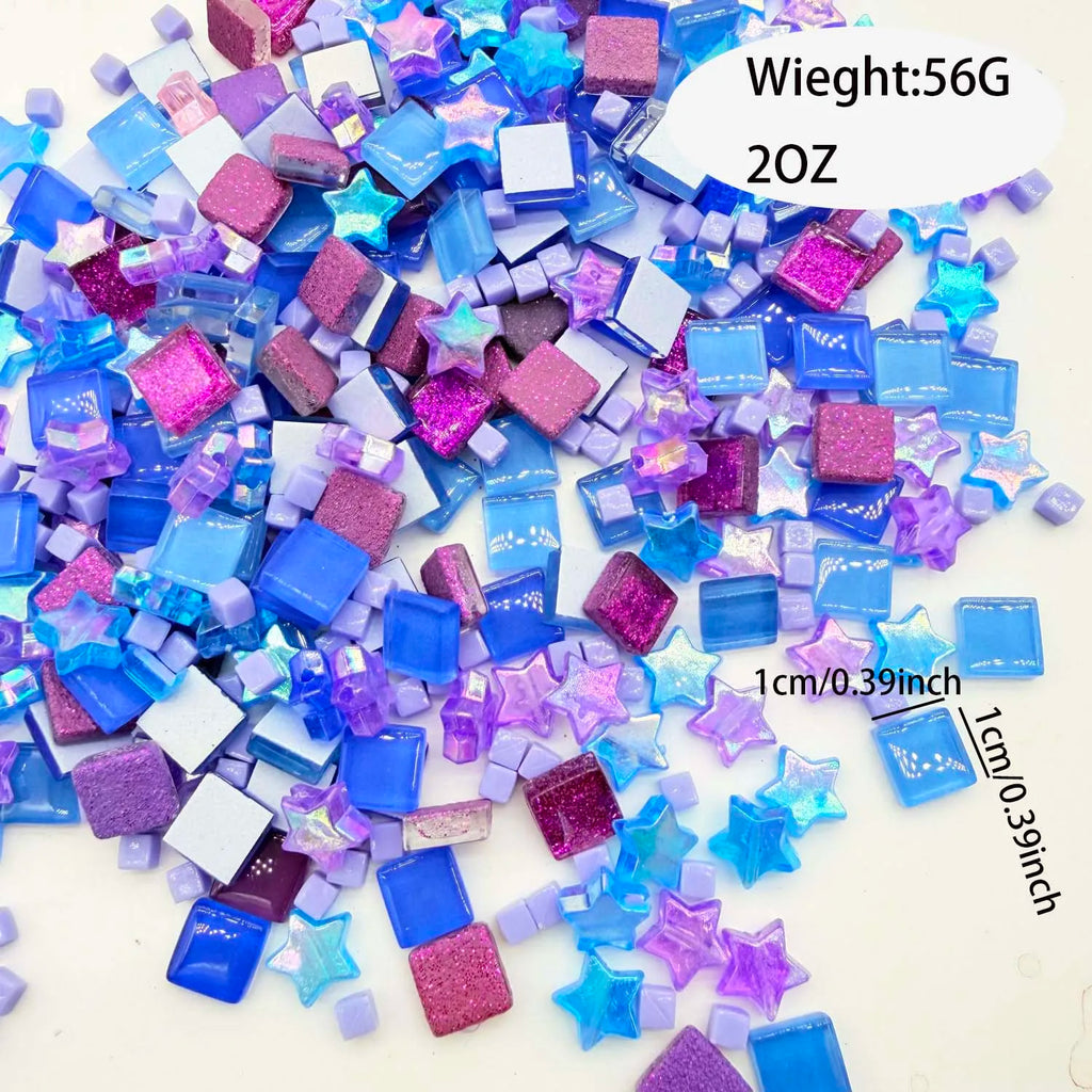 Colorful Crystal Mosaic Tiles – DIY Stained Glass & Crafts