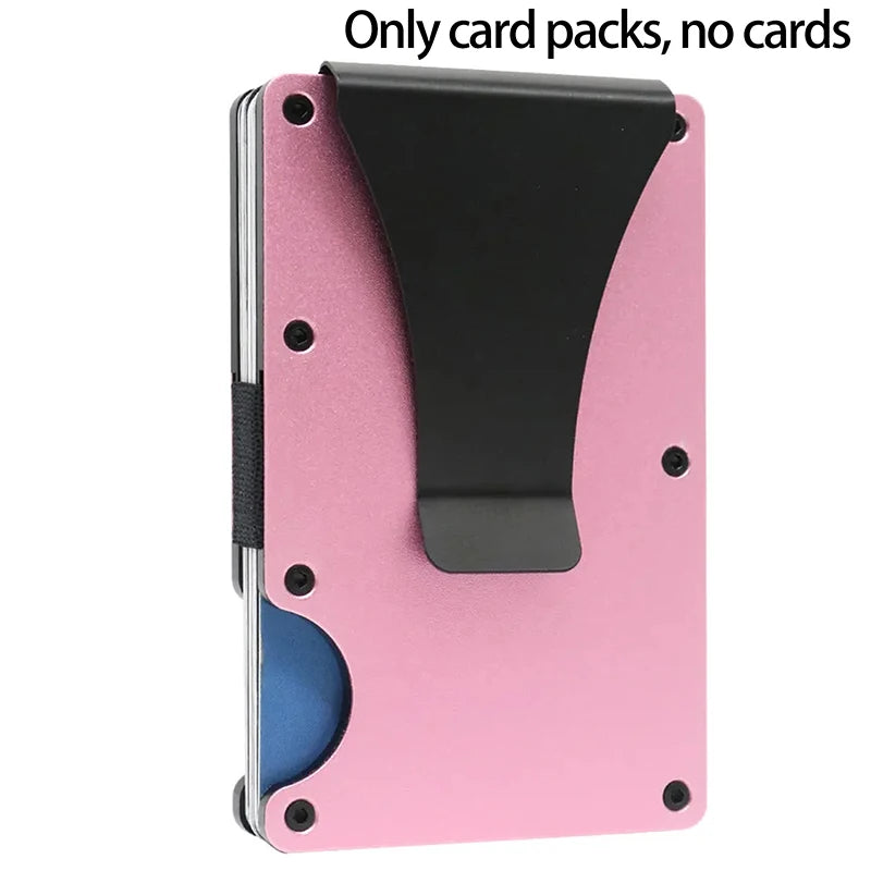 Slim RFID Minimalist Wallet – Card Holder & Money Clip
