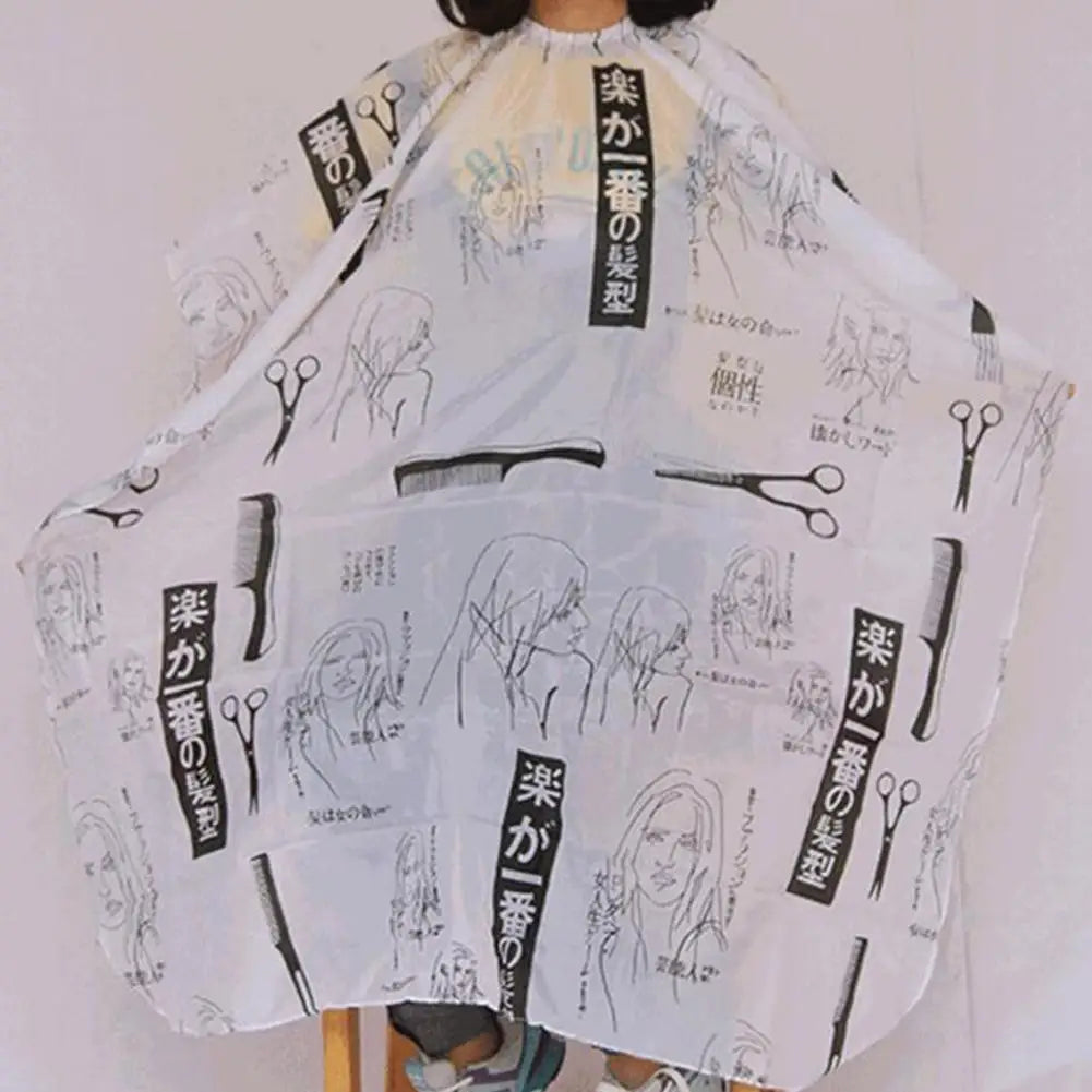Creative Barber Hairdresser Aprons Haircut Capes Barbershop Waterproof Aprons Shawls Salon Professional Accessories Haircut Tool Oasis Select