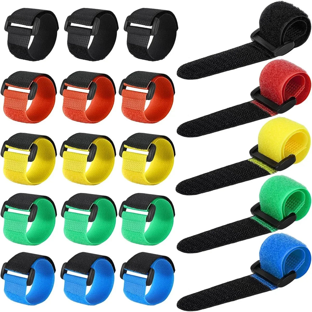 10/20PCs Fishing Rod Tie Strap - Hook & Loop Suspender Fastener for Outdoor Fishing Tools 7.87IN Oasis Select 20pcs
