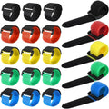 10/20PCs Fishing Rod Tie Strap - Hook & Loop Suspender Fastener for Outdoor Fishing Tools 7.87IN Oasis Select 20pcs