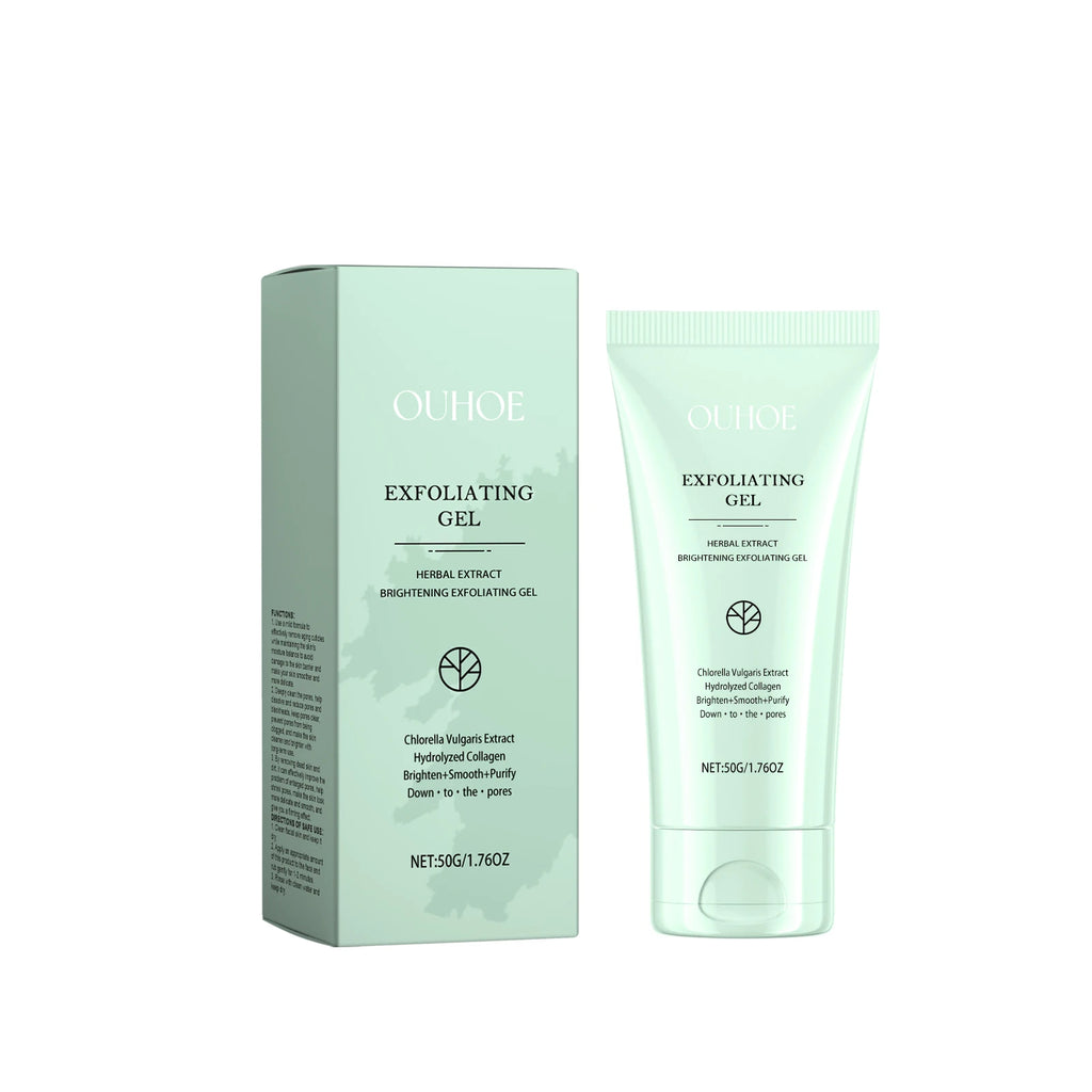 Exfoliating Peeling Gel Remove Dead Skin Dark Spot Deep Cleaning Purifying Brighten Tighten Pores Nourishing Repair Facial Scrub Oasis Select 50g boxed