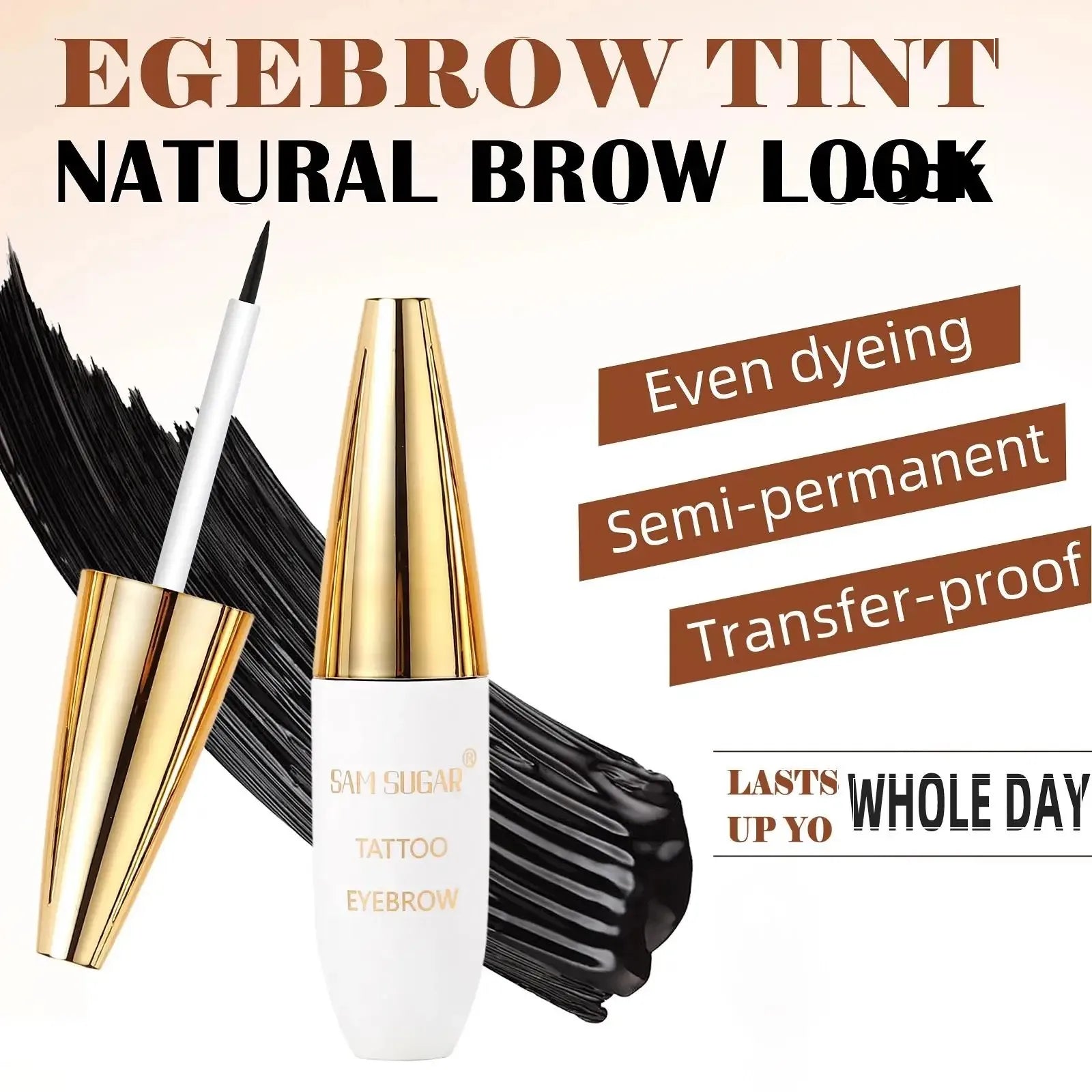 SAM SUGAR Peel-Off Brow Tattoo Cream – Waterproof Long-Lasting