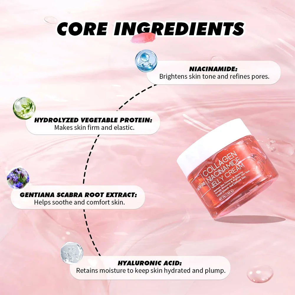 SAUVASINE Collagen Jelly Cream – Niacinamide & Hyaluronic Acid